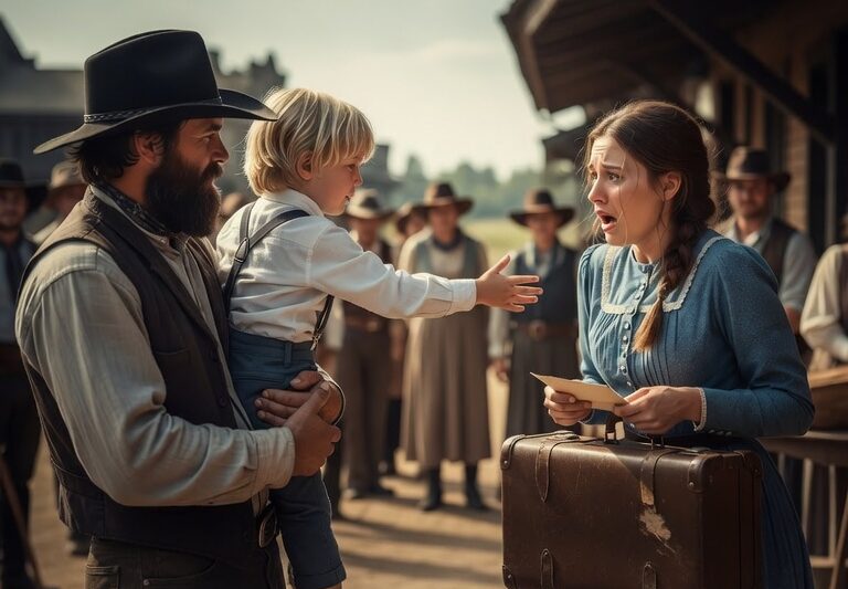 “You Can Send Me Back,” She Said — Until the Cowboy Whispered, “My Son Chose You”