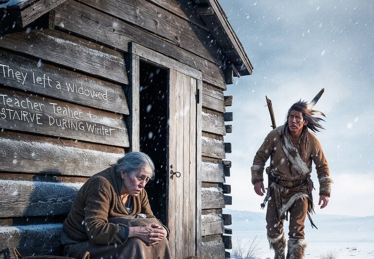 They Left A Widowed Teacher To Starve During Winter, Until A Lakota Hunter Found And Protected Her