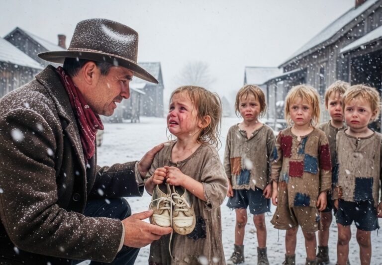 “I Found Mama’s Shoes… But Not Mama,” She Sobbed — A Rancher Followed the Trail Deep Into the Canyon