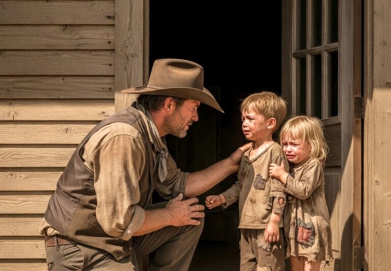 “Hide My Sister,” He Begged — The Cowboy Chose to Stand and Protect Them All