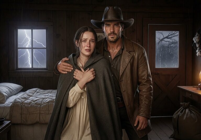 She Was Terrified Of Thunder, The Cowboy Held Her Through Every Storm