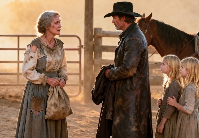 She Begged for Work in Rags—But the Rancher Asked Her to Raise His Motherless Girls