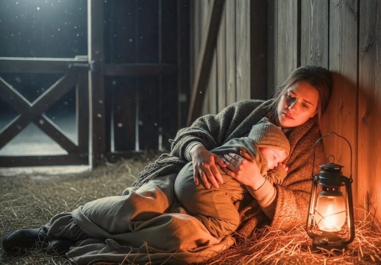 On Christmas Night, a Cowboy Found a Woman & Baby in His Hayloft — And Chose Love Over Silence