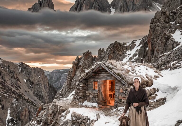 Neighbors Mocked Her Hillside Cabin — Until the Blizzard Hit and It Saved the Entire Valley