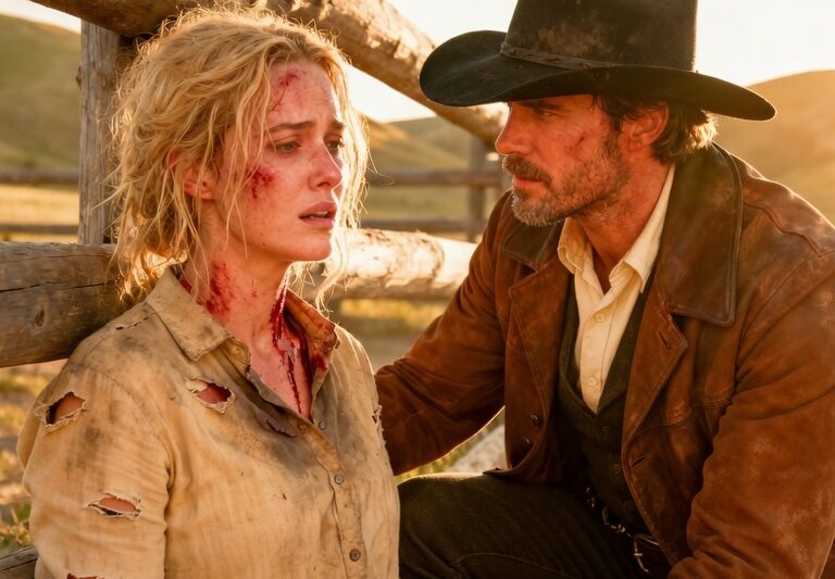A Rich Cowboy Watched a Widow Beaten Daily — Until He Made Her His Bride