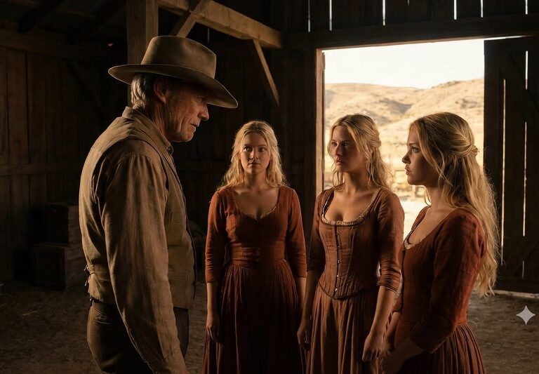 “Think You Can Truly Handle Us All”—The Sisters Surrounded The Cowboy In His Barn Wild West Stories