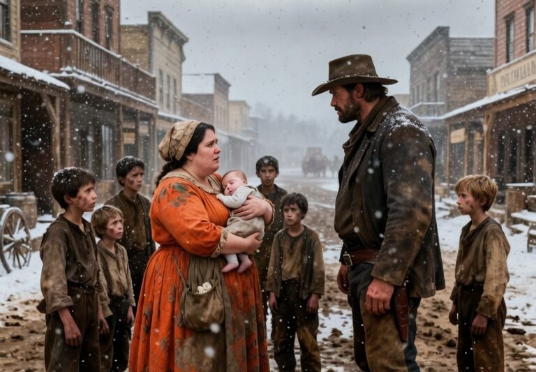 “I’ll Marry Her and Raise All 7 Kids” — The Cowboy’s Choice Changed the West