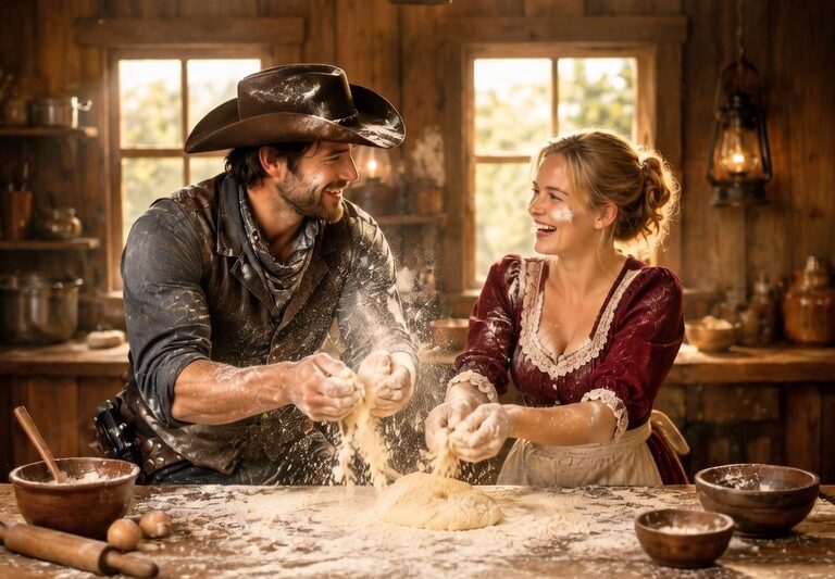 He Hired a Quiet Ranch Cook—Then One Kiss Made the Cowboy Forget His Lonely Past