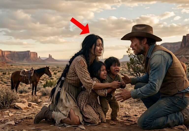 Apache Woman: “Take My Children, Leave Me Behind.” The Cowboy’s Response Changed Everything.