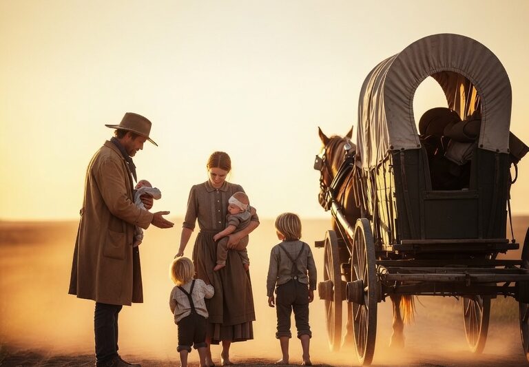 “All Four of You… Get In,” Said the Rancher — He Had No Idea How They’d Change His Life