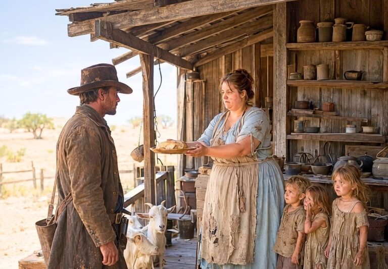 The Lonely Widow Shared Her Last Meal With a Stranger — Then He Revealed the Ranch Was His