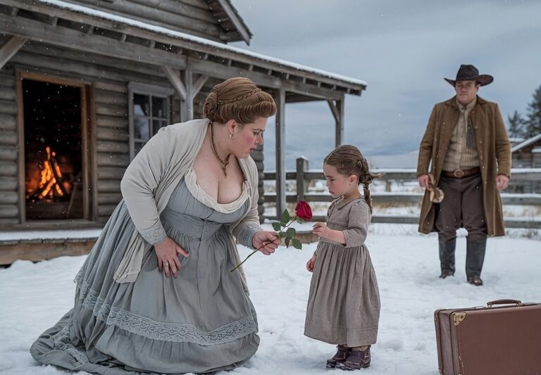 Too Fat’ Bride Was Sent to the Wrong Ranch as A Cruel Joke, But the Little Girl Called Her Mothe