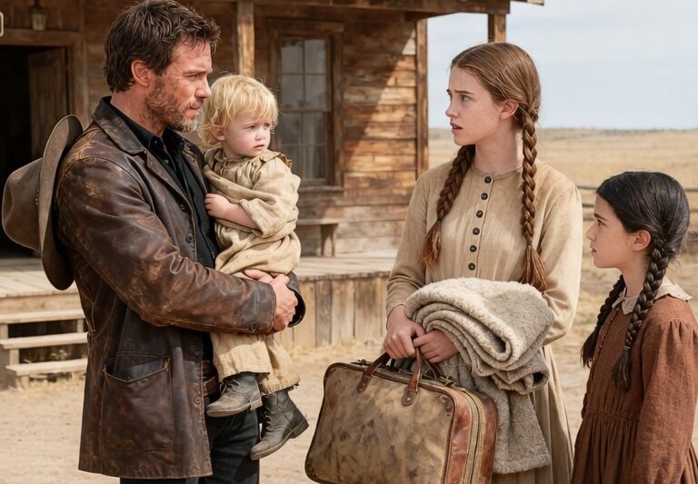 If the Lord Lets Her Stay, the Homeless Girl Promised Supper—The Widowed Rancher Never Forgot