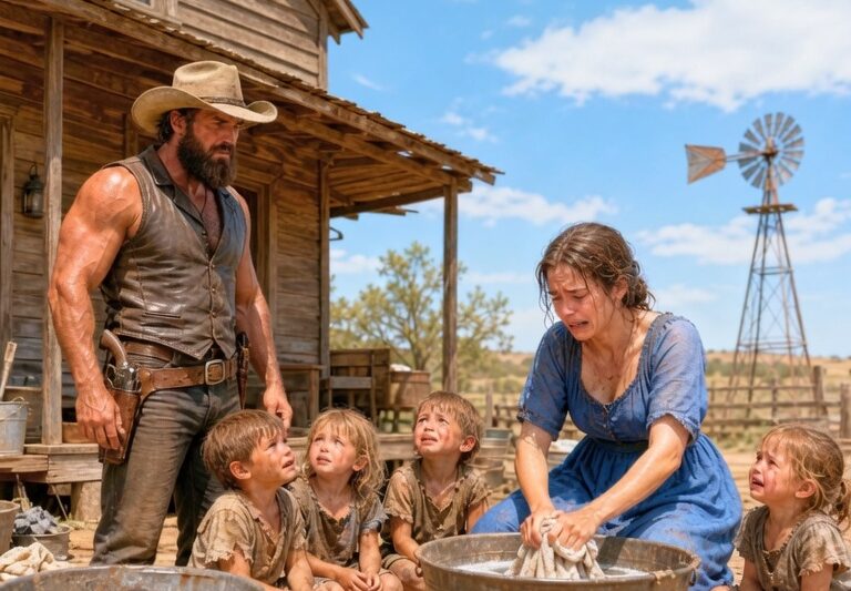 A Frail Mother of Four Was Forced to Work for a Ruthless Cowboy — But She Changed His Fate Forever