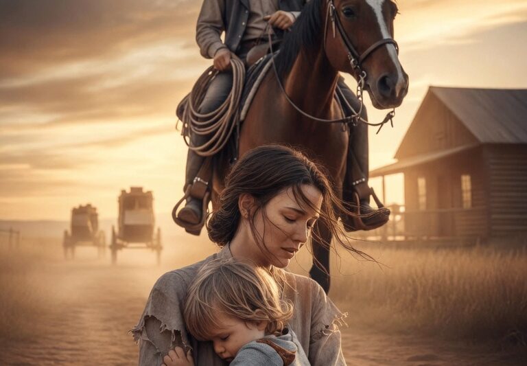 “‘Please Just Feed My Child,’ Begged the Desperate Mom—The Cowboy’s Choice Changed Everything”