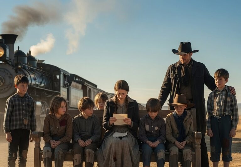The Bride Arrives to Marry a Stranger But Finds Seven Starving Children Waiting for Their Mother