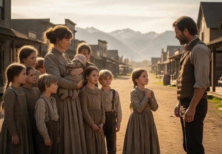 Little Girl Said “No One Wanted My Mom With 9 Kids”—The Rancher Whispered, “I Want All of You ”