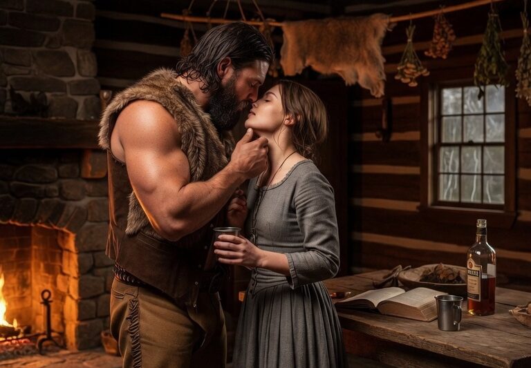 She Had Never Tasted Whiskey or Kissed a Man, Mountain Man Offered Her Both Under the Same Moon