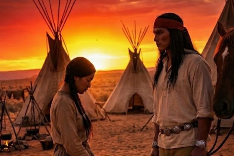 “DON’T HURT ME…” SHE BEGGED THROUGH TEARS, BUT THE SHAMED APACHE WARRIOR DID SOMETHING NO ONE EXPECTED THAT NIGHT