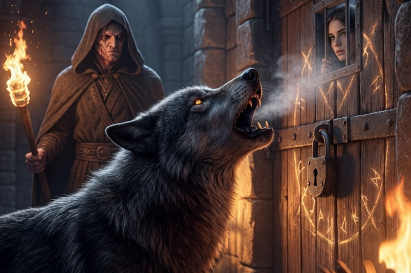 The Alpha King’s Wolf Howled at a Locked Door Every Night — No One Knew Who Was Inside