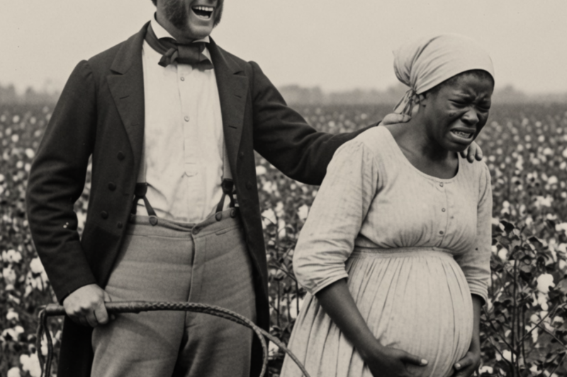 THEY FORCED A NINE-MONTH-PREGNANT SLAVE TO WORK UNDER THE BURNING SUN… THEN THE UNTHINKABLE HAPPENED
