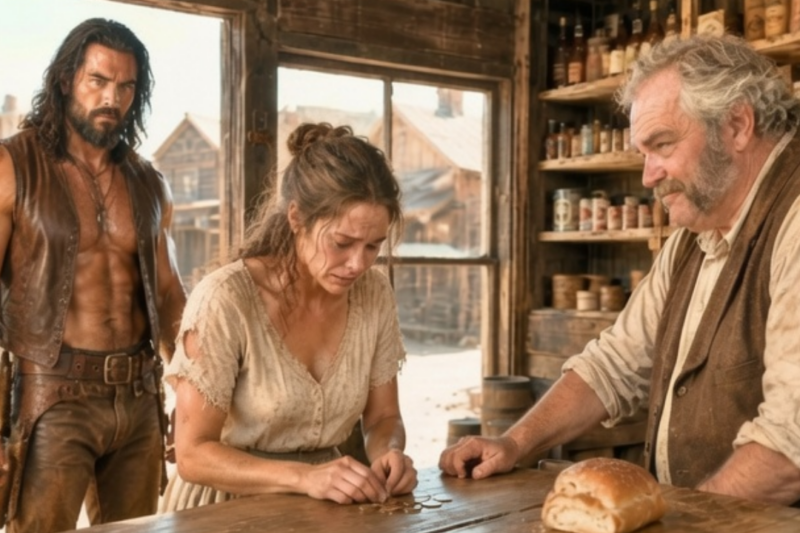 THE WIDOW WALKED AWAY HUNGRY WITH 13 CENTS IN HER HAND… DAYS LATER, AN ENTIRE TOWN TURNED AGAINST A POWERFUL MAN