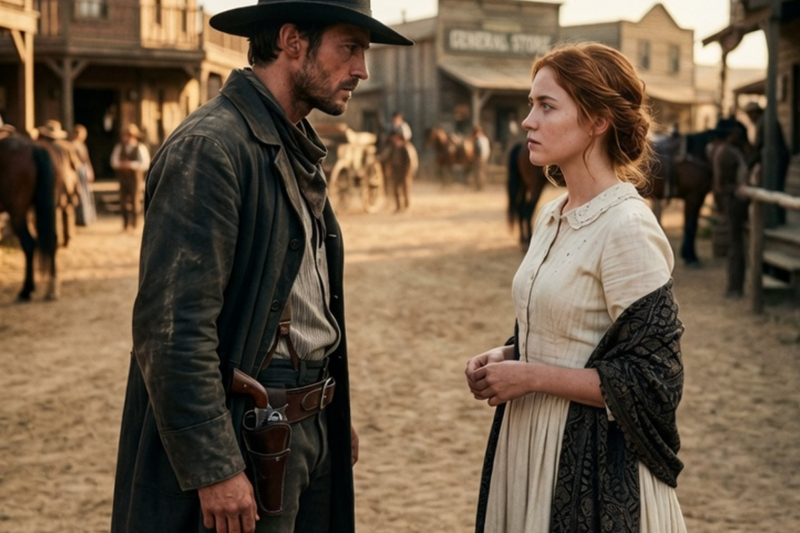 THE COWBOY EVERYONE FEARED BROUGHT HOME A BRIDE… THEN THE WAR BEGAN