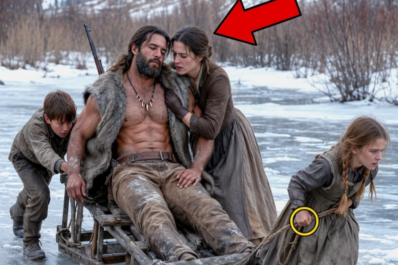 Poor Widow and Her Kids Saved Dying Rich Mountain Man, Unaware He Will Change Their Lives Forever!