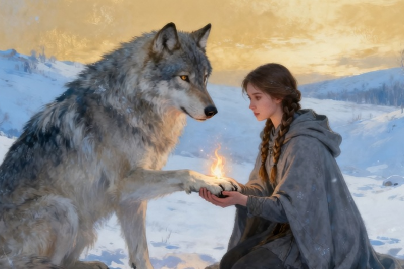SHE TOUCHED THE DYING WOLF — AND WOKE UP BRANDED AS THE ALPHA HEIR’S MATE