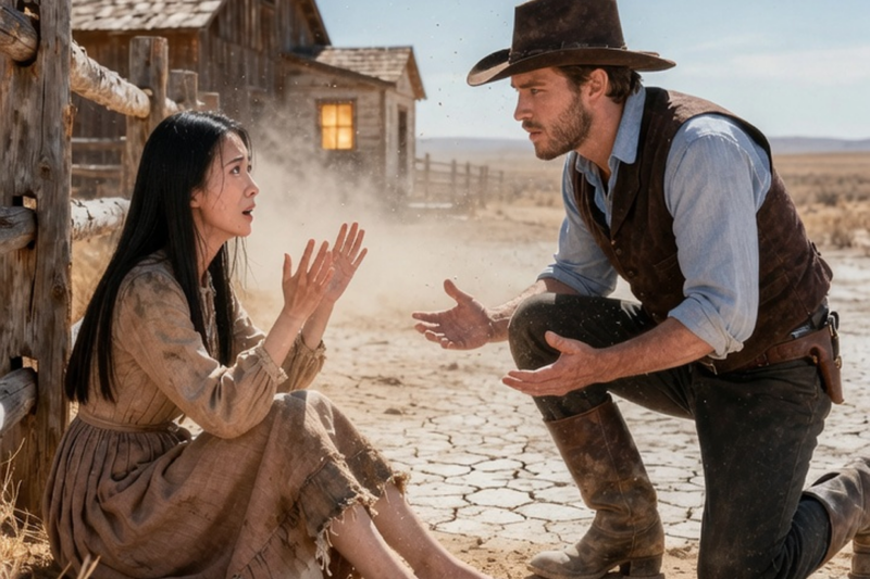 Poor Chinese Girl Asked a Cowboy for Work — One Look Changed His Heart Forever