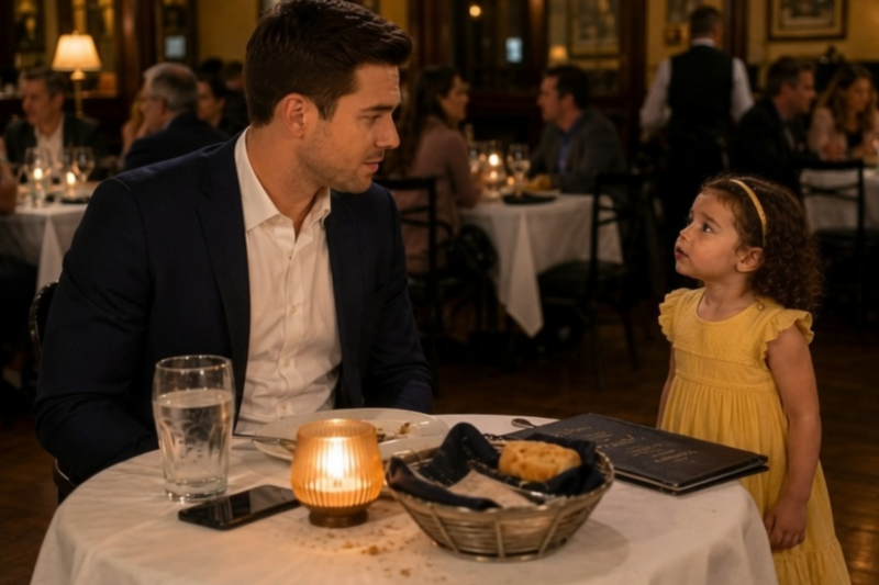 “I THOUGHT I’D BEEN STOOD UP—THEN A LITTLE GIRL WALKED UP TO MY TABLE AND SAID SOMETHING I NEVER EXPECTED”