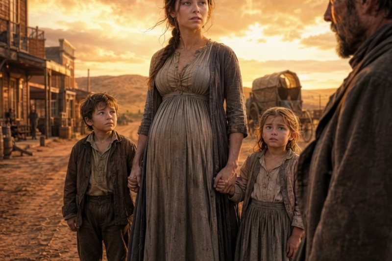 A Pregnant Widow Adopted Two Abandoned Orphans for $1—Then a Cowboy’s Secret Changed Everything