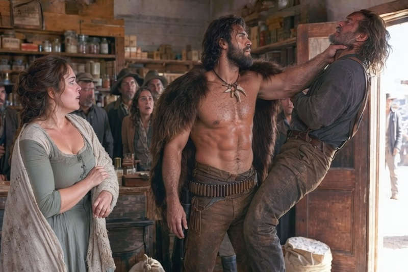 HE WARNED THEM ONCE TOUCH HER AGAIN AND THIS SAVAGE MOUNTAIN MAN WILL PAINT THE SNOW RED WITH YOUR BLOOD