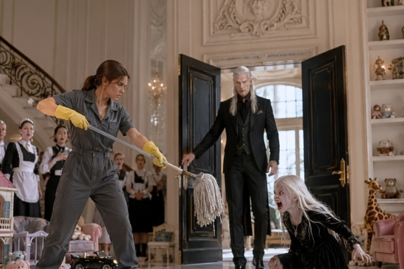 THE NIGHT JANITOR AND THE VAMPIRE KING’S FEROCIOUS DAUGHTER