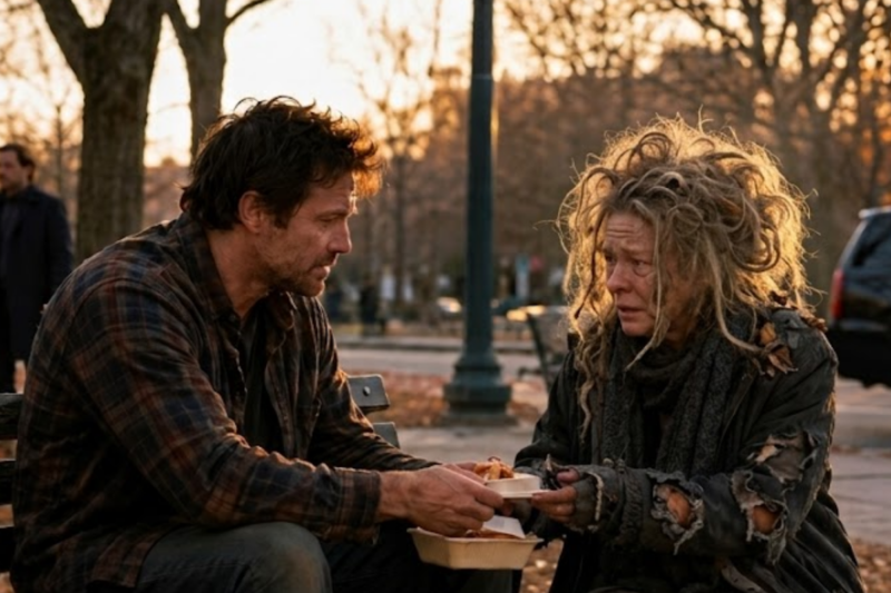I Thought I Was Helping A Starving Homeless Woman, Until Weeks Later She Appeared In A Tower Office Wearing A Million-Dollar Suit