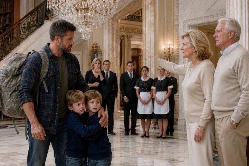 THE NAVY SEAL LEFT IN THE RAIN WITH HIS TWINS… AND THE $200 MILLION INHERITANCE THAT CHANGED EVERYTHING