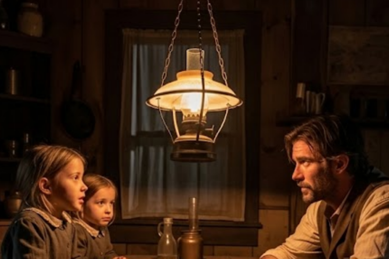“DON’T LET HIM SEE THE HOUSE.” THE STARVING TWIN GIRLS FEARED A STRANGER, BUT THE COWBOY DISCOVERED SOMETHING FAR WORSE