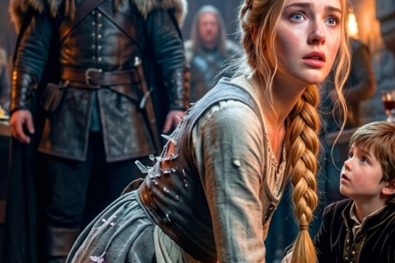 “WHAT IS YOUR NAME?” THE ALPHA KING ASKED AFTER SHE SAVED HIS SON… AND SUDDENLY THE ENTIRE HALL FELL SILENT