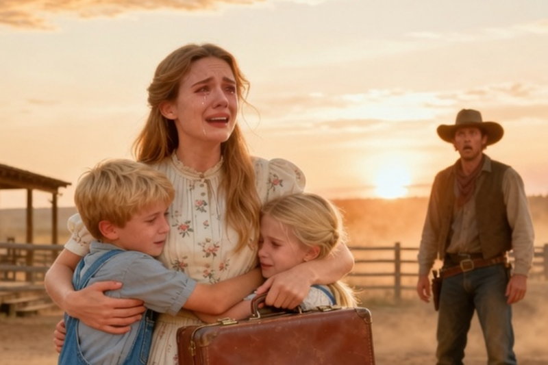 AN 18-YEAR-OLD GIRL WAS SOLD TO A LONELY RANCHER — BUT HIS TWIN KIDS LOVED HER BEFORE HE DID