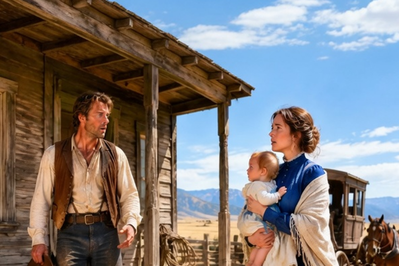 HE HIRED A COOK — SHE ARRIVED WITH A BABY AND BROKE HIS FROZEN HEART
