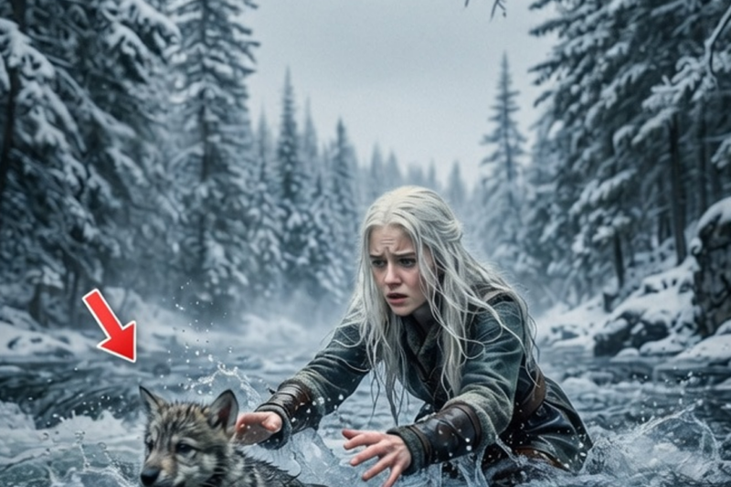A Alpha King Cub Fell Into the River — The Omega Girl Dove In Without a Second Thought
