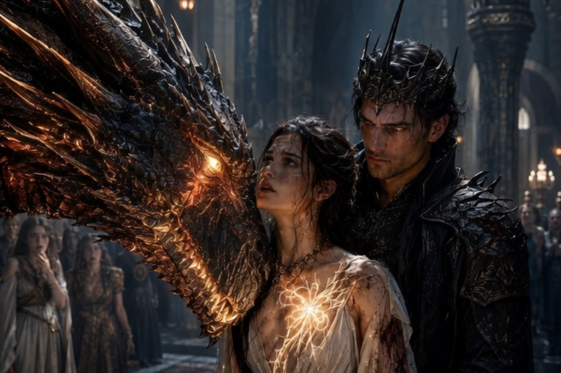 THE DRAGON KING BOUGHT HER TO DIE… THEN HIS DYING DRAGON CALLED HER QUEEN