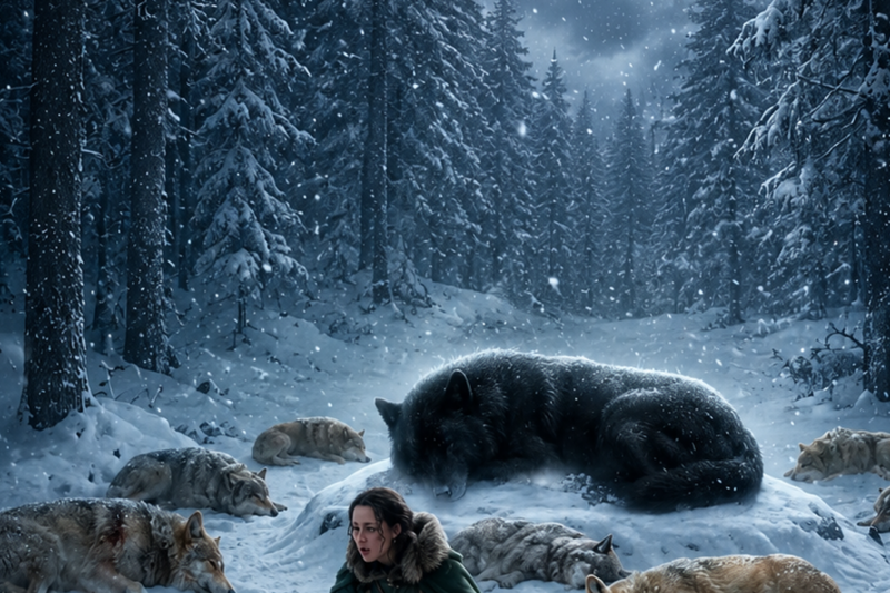 11 wolves saved from the deadly cold — Omega didn’t know that one of them was the Alpha King