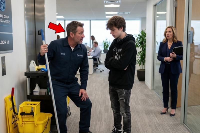 The CEO’s Son Wouldn’t Listen to Anyone—Until the Single Dad Janitor Said One Thing That Changed It