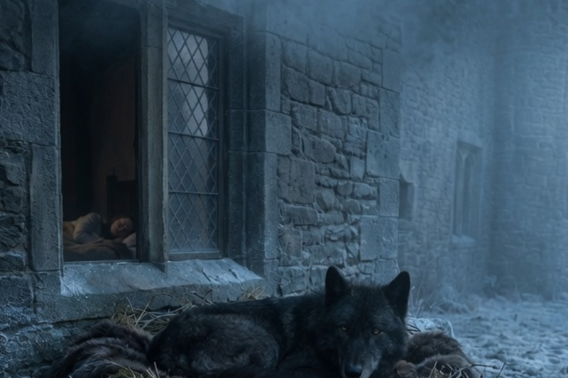 “THE WOLF KEEPS BUILDING A NEST OUTSIDE HER WINDOW,” THE MAID SAID — THE ALPHA KING WENT QUIET