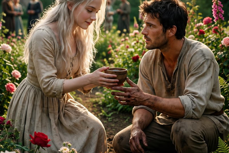 She Was the ONLY One Who Gave the ‘Gardener’ Water , Then He Revealed He Was Alpha King