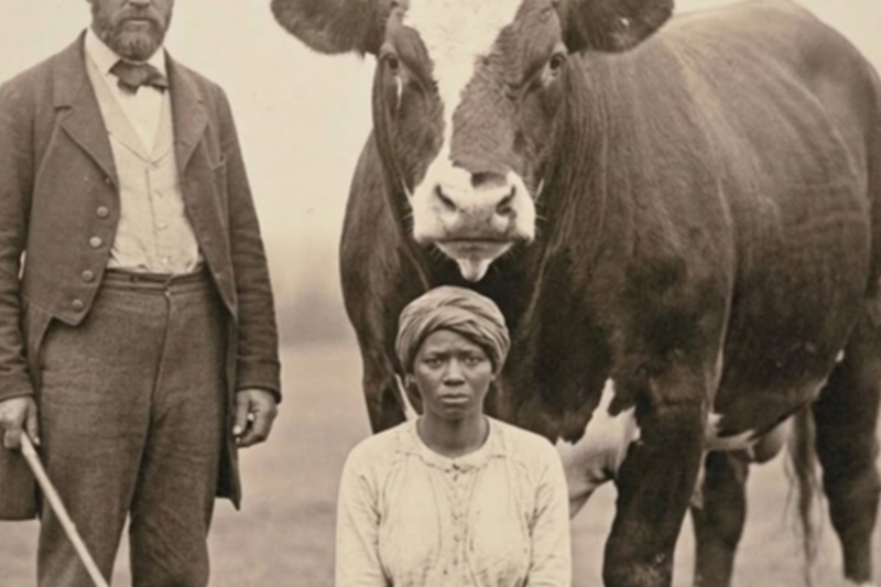 Plantation Owner Made His Slave ‘Breed’ with His Prize Bull Blamed Her When Nothing Happened
