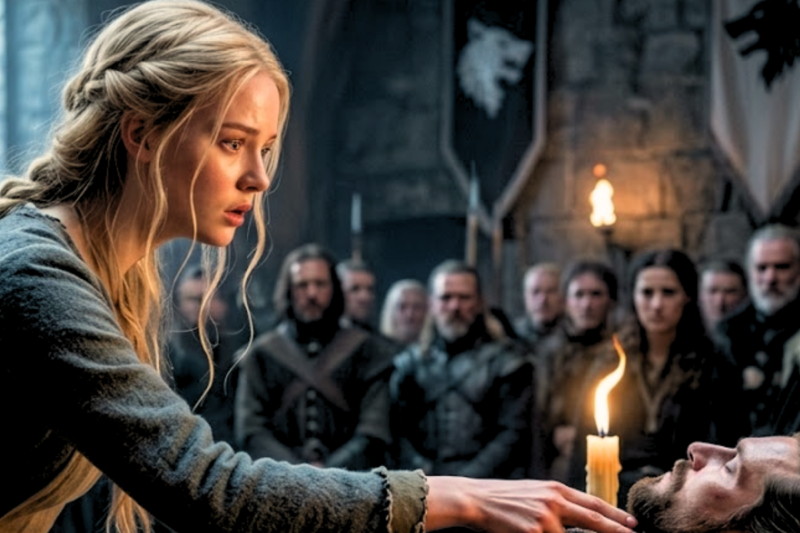 “WHY IS HIS HEART STILL BEATING?” A WAITRESS STOPPED THE ALPHA KING’S BURIAL, THEN DISCOVERED A TERRIFYING SECRET