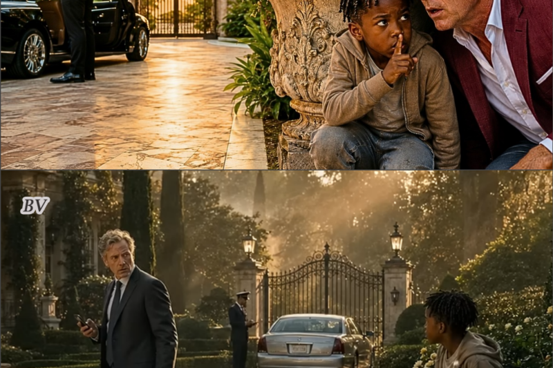 “Don’t move, follow me” The Black Boy Told The Millionaire — Seconds Later, He Was Speechless