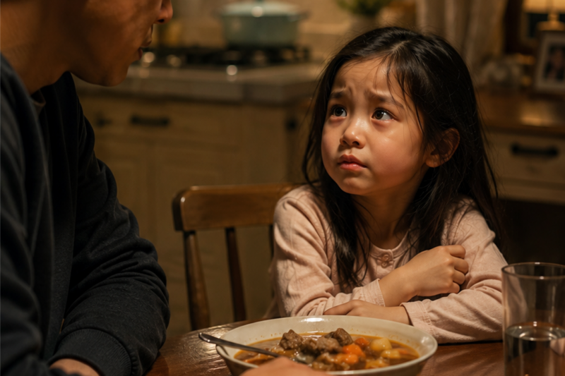 THE NIECE WHO ASKED IF SHE WAS ALLOWED TO EAT